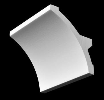 Licht 080 P   7,5x5,6cm Stuckleiste für LED